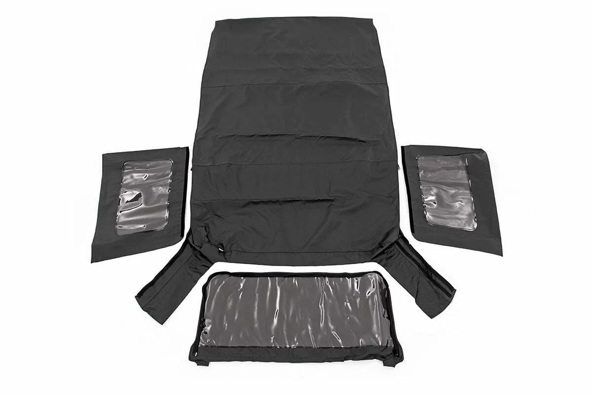 Fits Jeep Wrangler Unlimited(10-18) Soft Top Replacement Black 4 Door RC85570.35